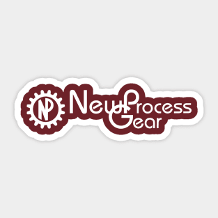 New Process Gear Logo Sticker